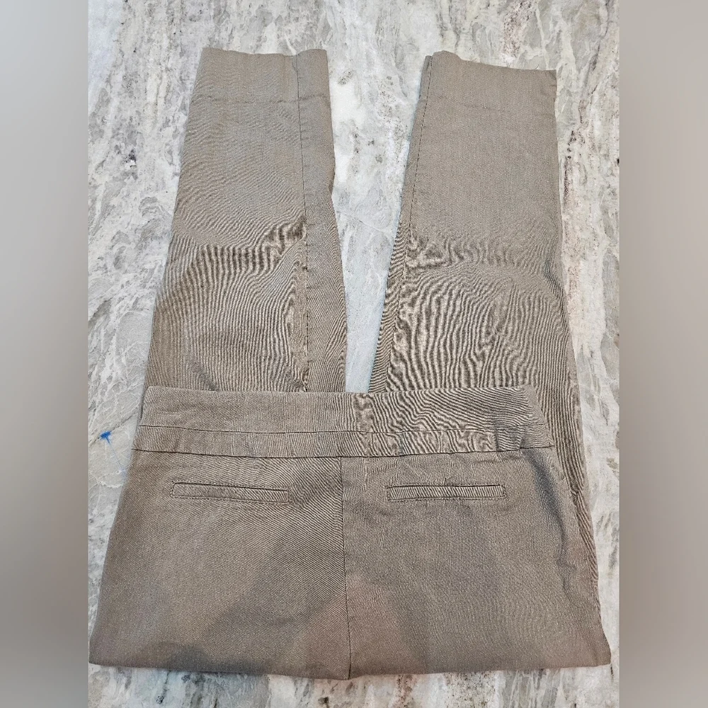 Zac & Rachel Taupe Stretch Trousers Women’s Size 10 | Business Casual Pants
